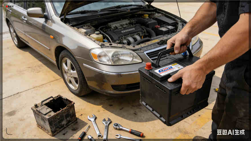 五通桥汽车换电瓶电话【案例】