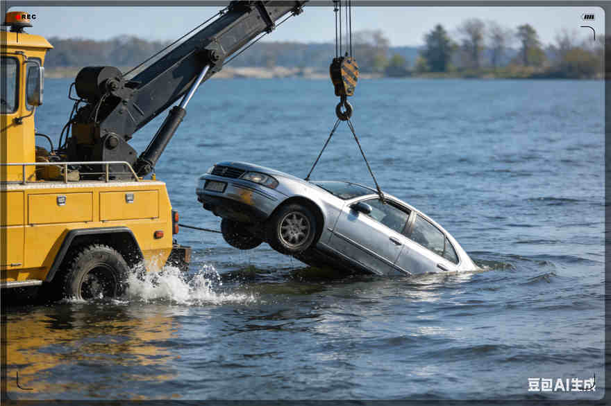 五通桥吊车救援电话【案例】